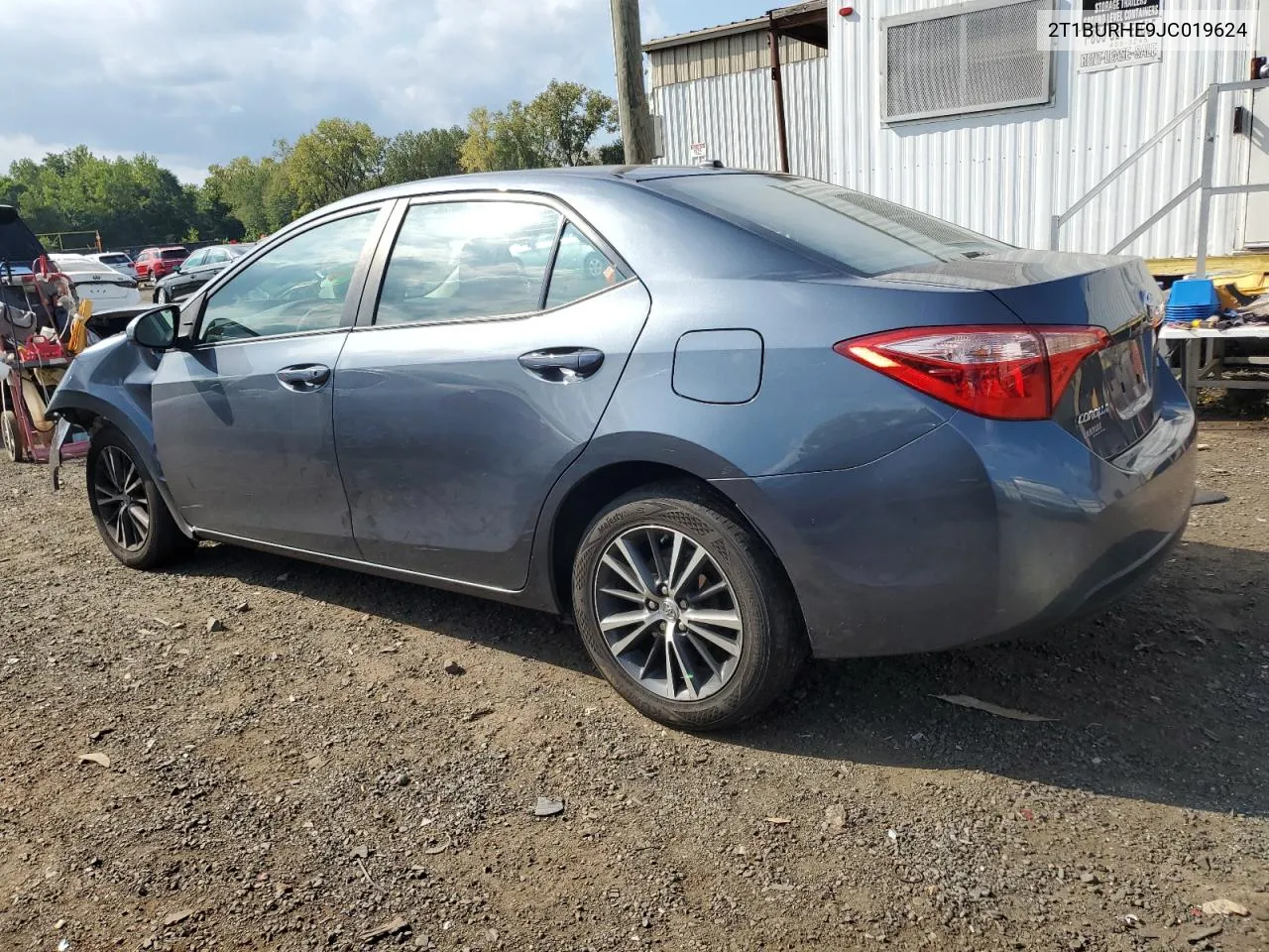 2T1BURHE9JC019624 2018 Toyota Corolla L