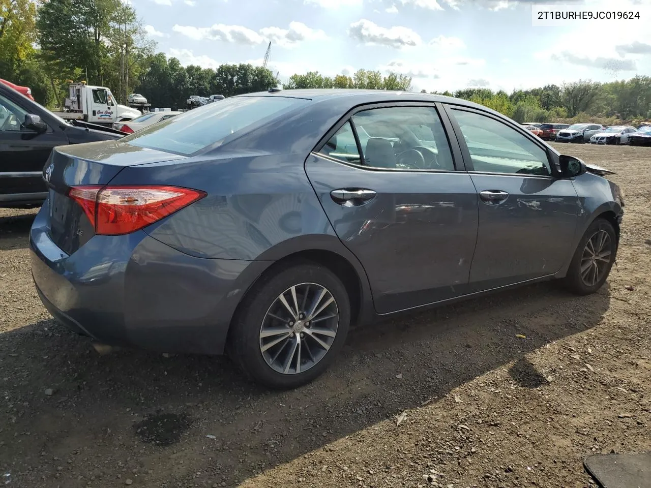 2018 Toyota Corolla L VIN: 2T1BURHE9JC019624 Lot: 69274744