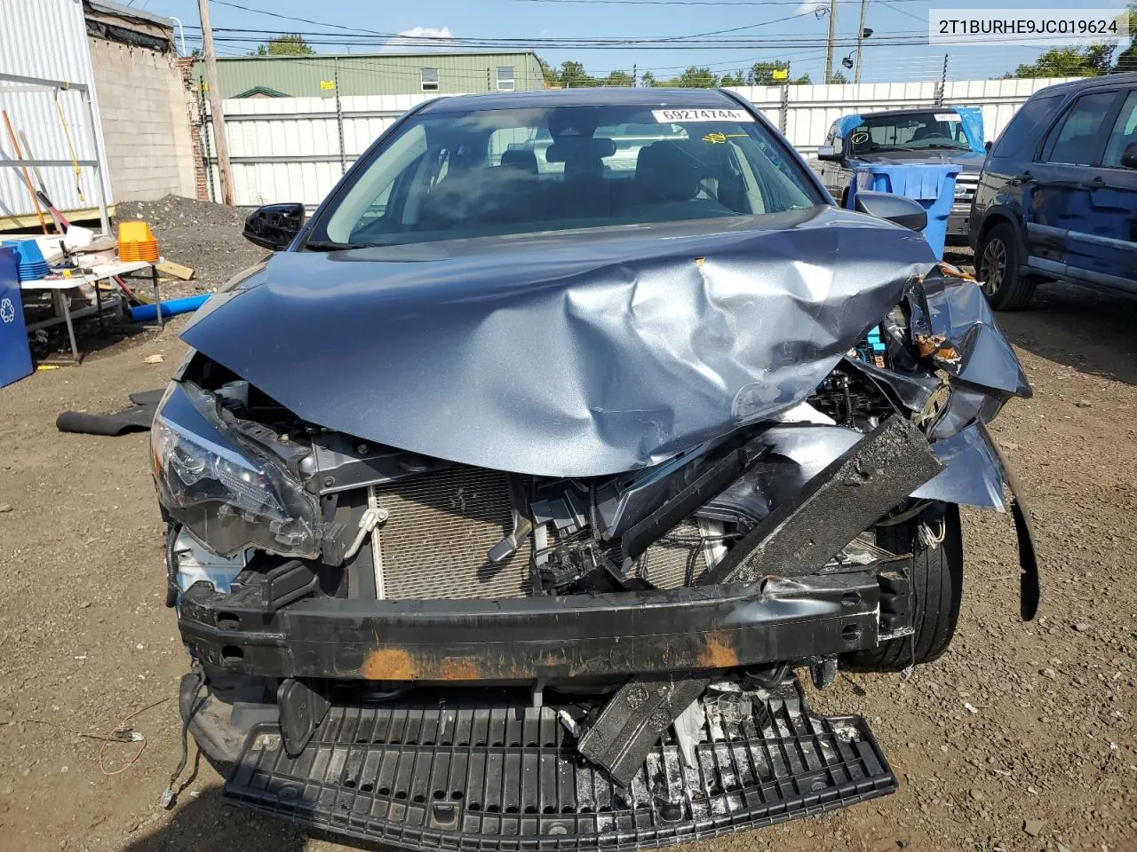 2T1BURHE9JC019624 2018 Toyota Corolla L