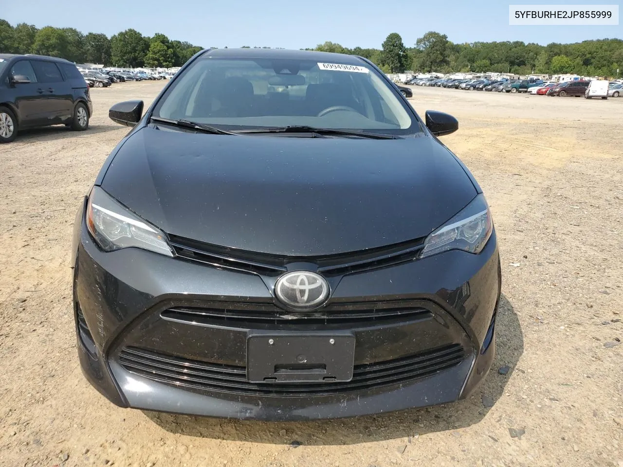 2018 Toyota Corolla L VIN: 5YFBURHE2JP855999 Lot: 69949694