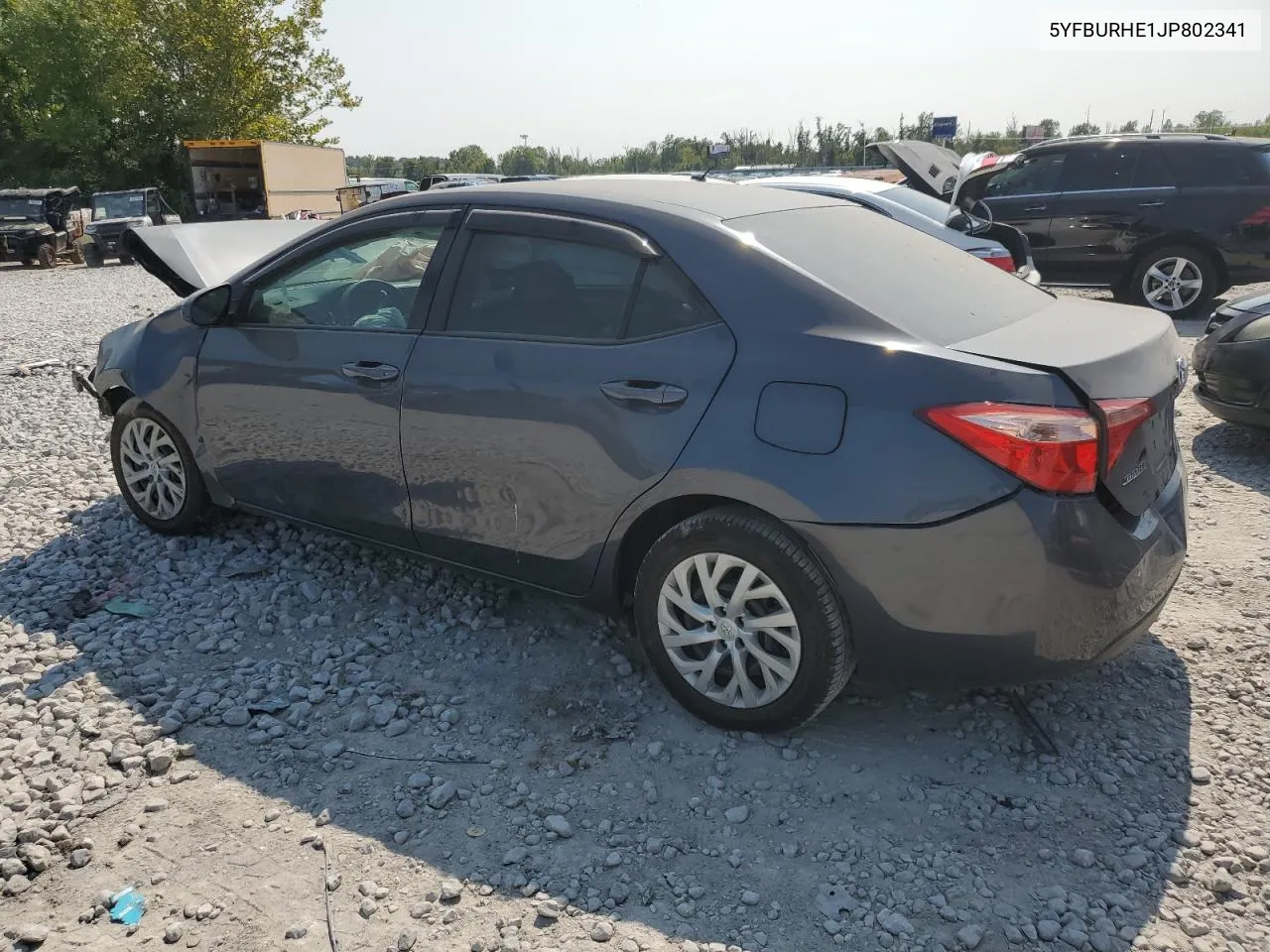 2018 Toyota Corolla L VIN: 5YFBURHE1JP802341 Lot: 69953314