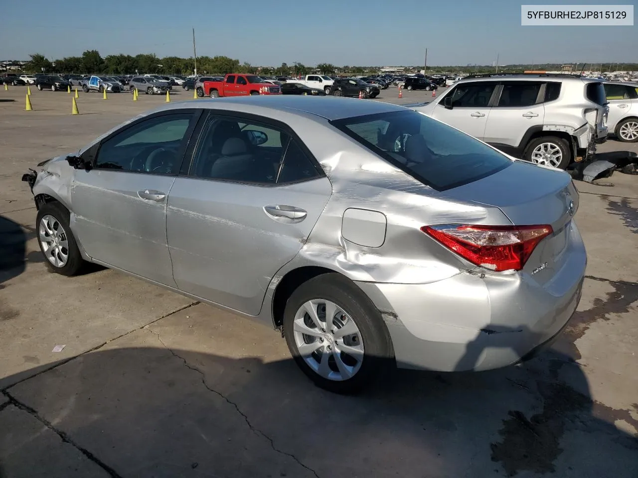 2018 Toyota Corolla L VIN: 5YFBURHE2JP815129 Lot: 70064934