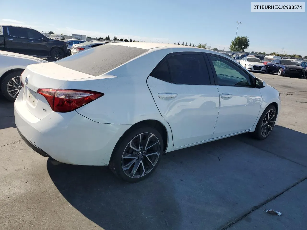 2018 Toyota Corolla L VIN: 2T1BURHEXJC988574 Lot: 70382024