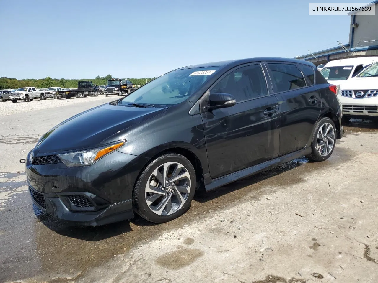 2018 Toyota Corolla Im VIN: JTNKARJE7JJ567639 Lot: 70423254