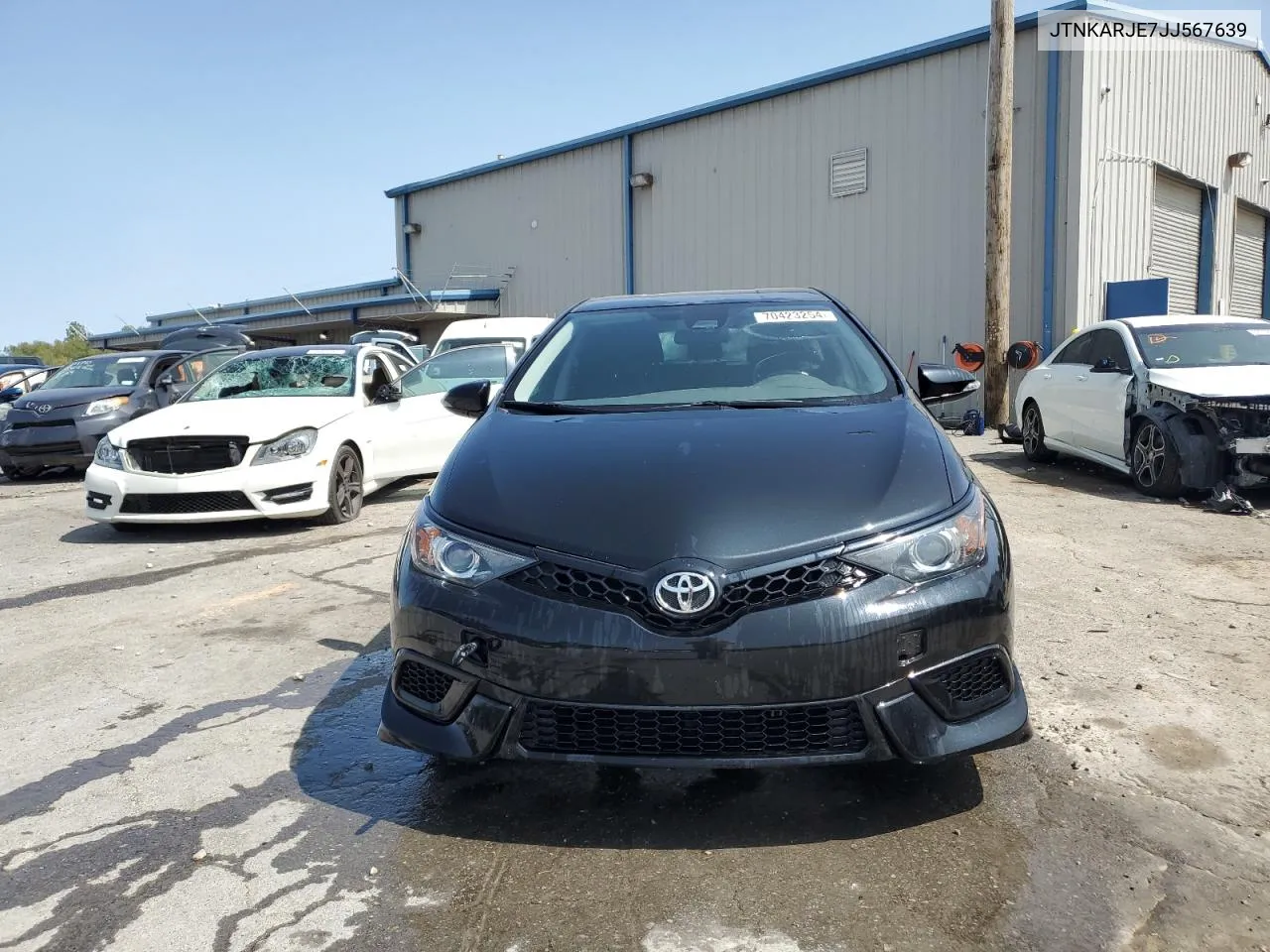 2018 Toyota Corolla Im VIN: JTNKARJE7JJ567639 Lot: 70423254