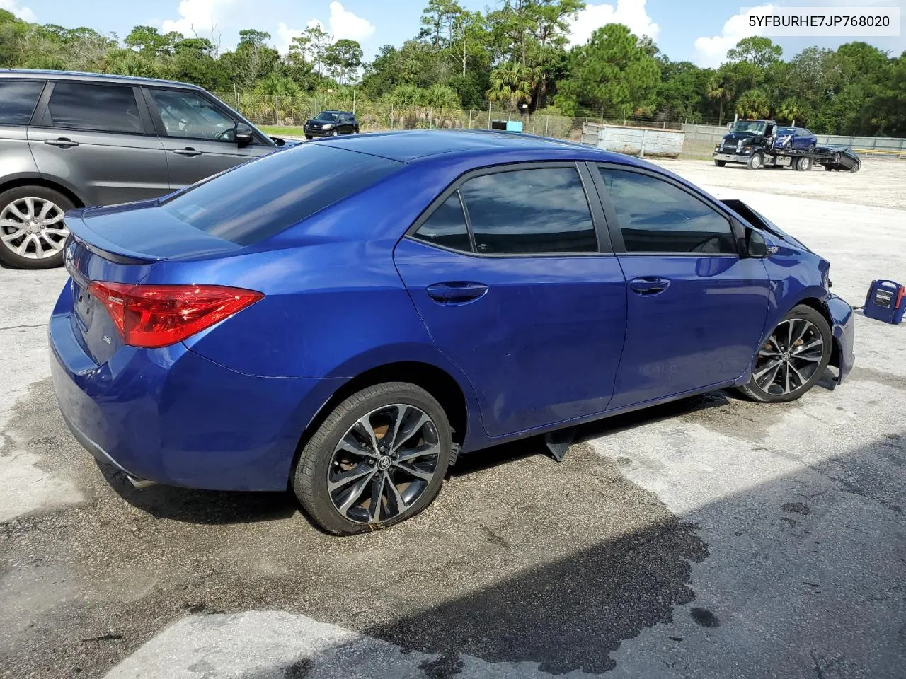 2018 Toyota Corolla L VIN: 5YFBURHE7JP768020 Lot: 70528614