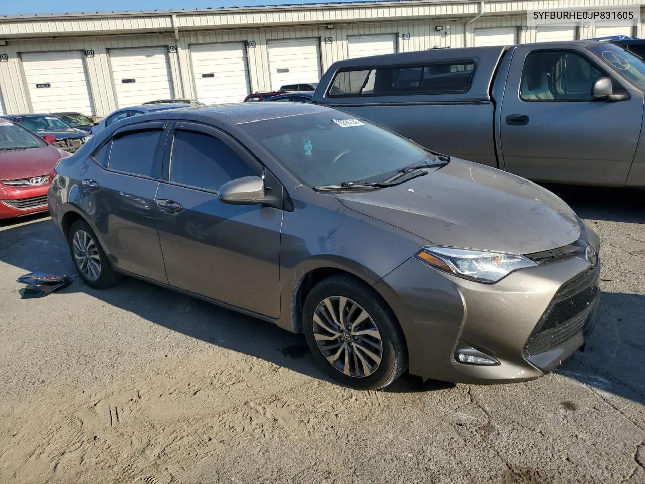 2018 Toyota Corolla L VIN: 5YFBURHE0JP831605 Lot: 70596724