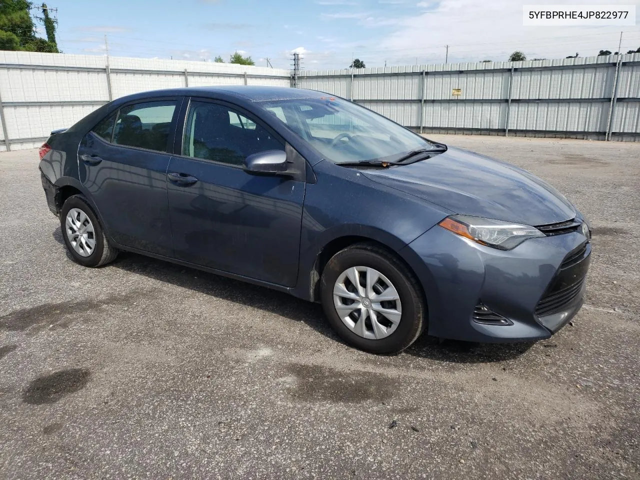 2018 Toyota Corolla Le Eco VIN: 5YFBPRHE4JP822977 Lot: 70669464