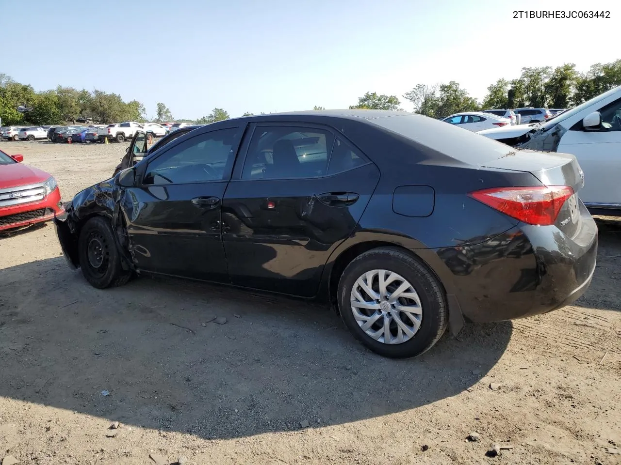 2018 Toyota Corolla L VIN: 2T1BURHE3JC063442 Lot: 70812864