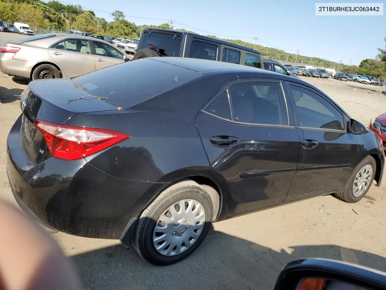 2018 Toyota Corolla L VIN: 2T1BURHE3JC063442 Lot: 70812864