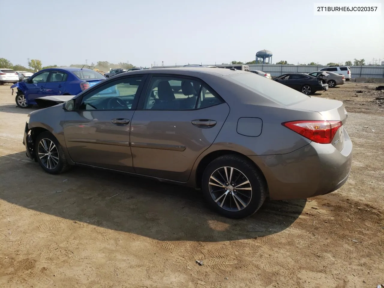 2018 Toyota Corolla L VIN: 2T1BURHE6JC020357 Lot: 70849364