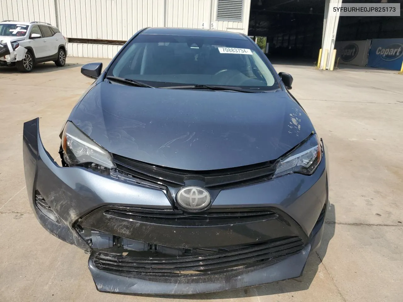 2018 Toyota Corolla L VIN: 5YFBURHE0JP825173 Lot: 70883734