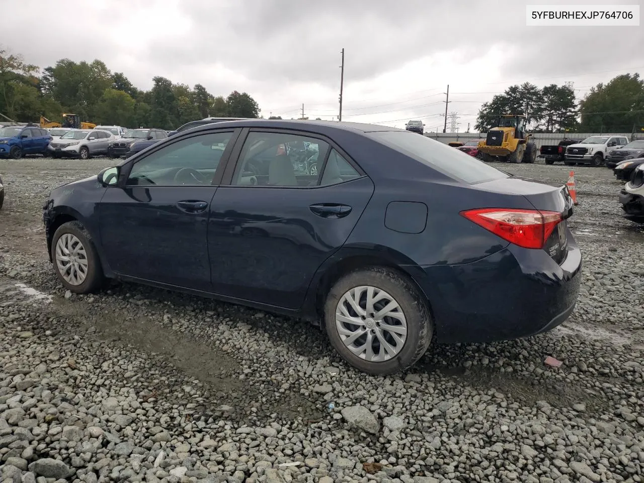 2018 Toyota Corolla L VIN: 5YFBURHEXJP764706 Lot: 70891764