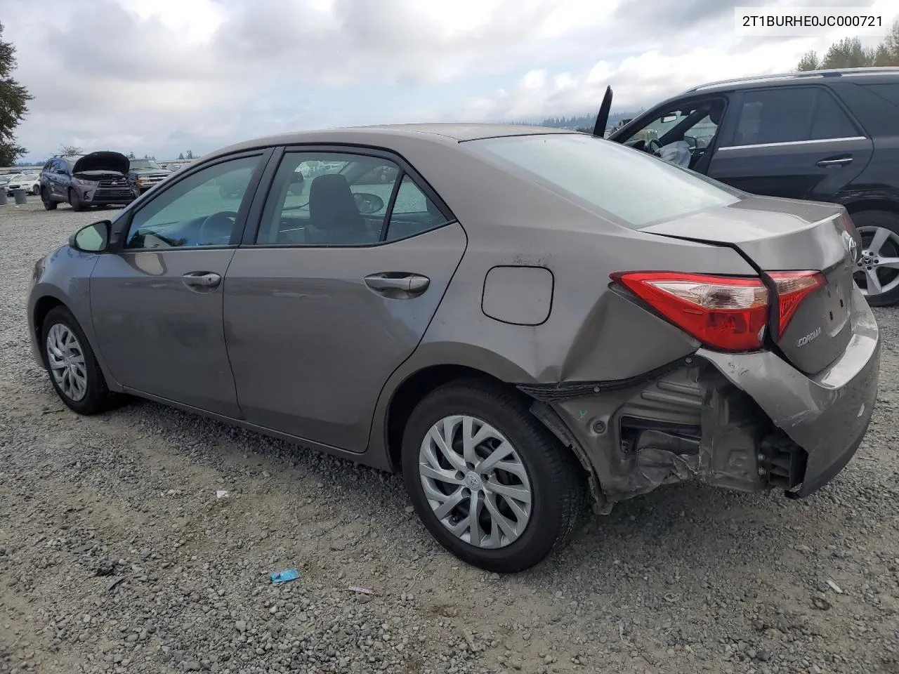 2018 Toyota Corolla L VIN: 2T1BURHE0JC000721 Lot: 70894624