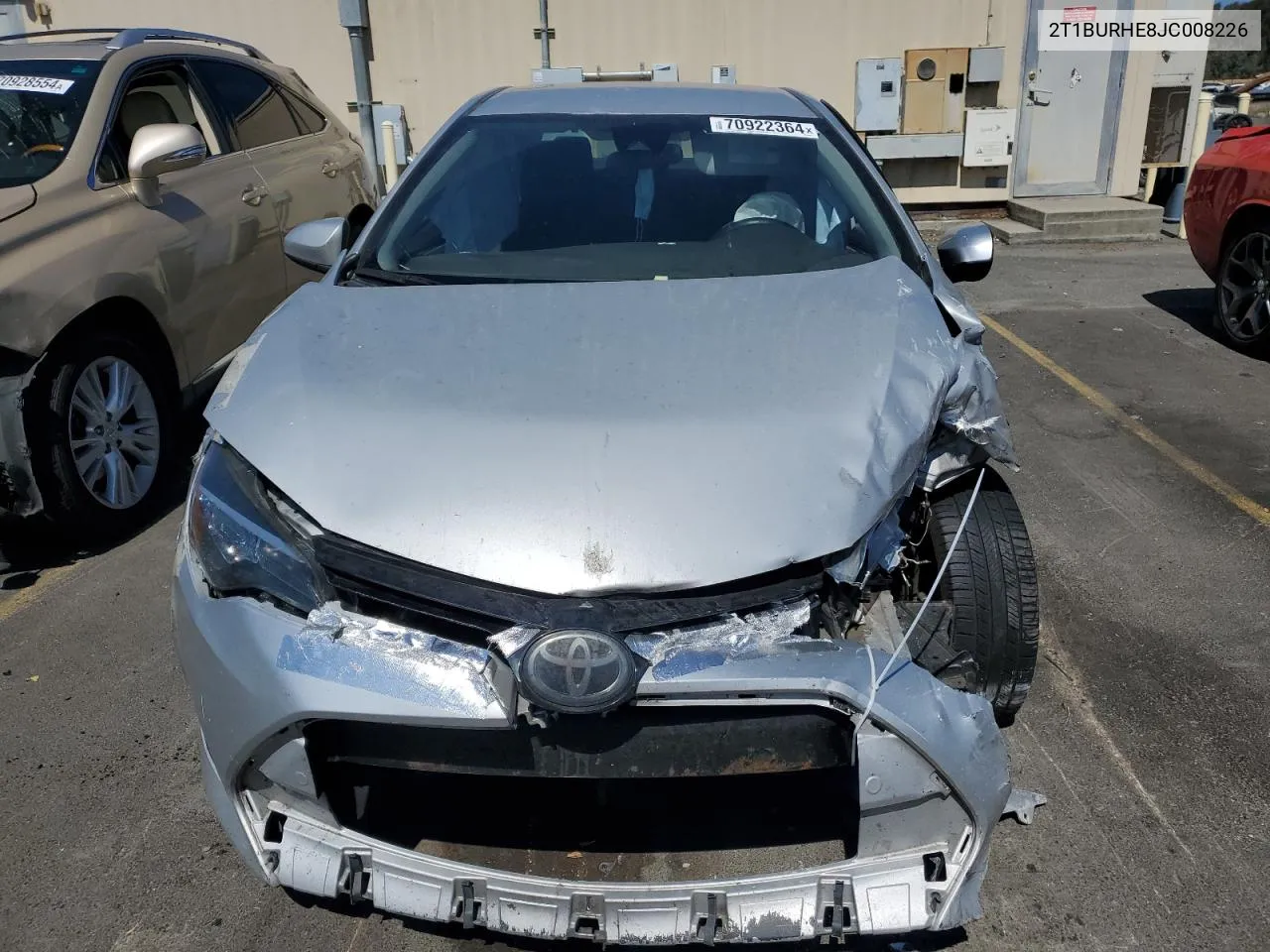 2T1BURHE8JC008226 2018 Toyota Corolla L