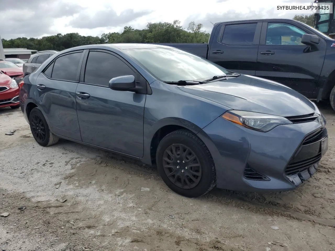 2018 Toyota Corolla L VIN: 5YFBURHE4JP799435 Lot: 70949874