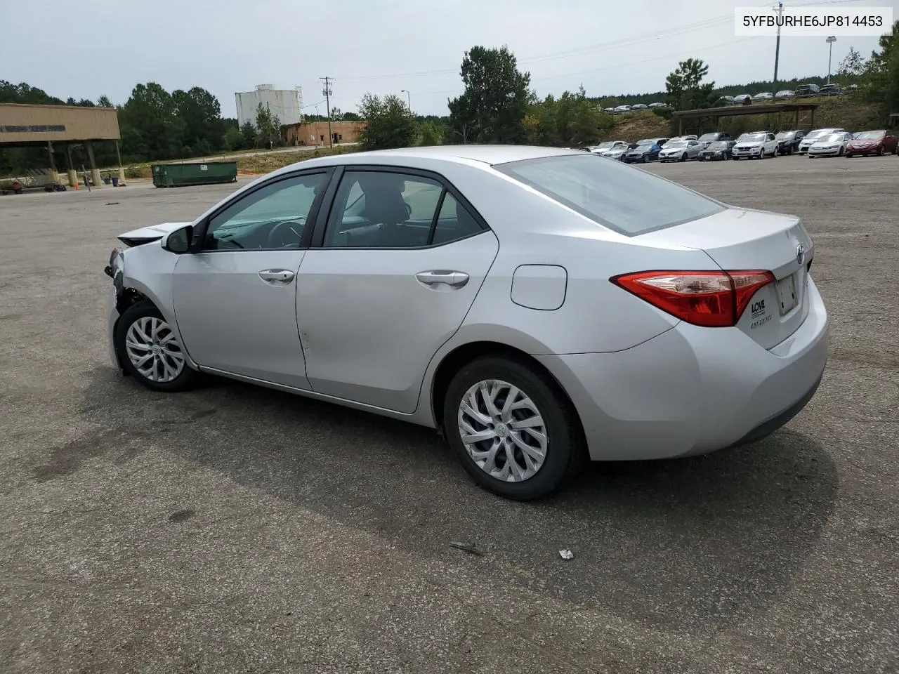 2018 Toyota Corolla L VIN: 5YFBURHE6JP814453 Lot: 71016344