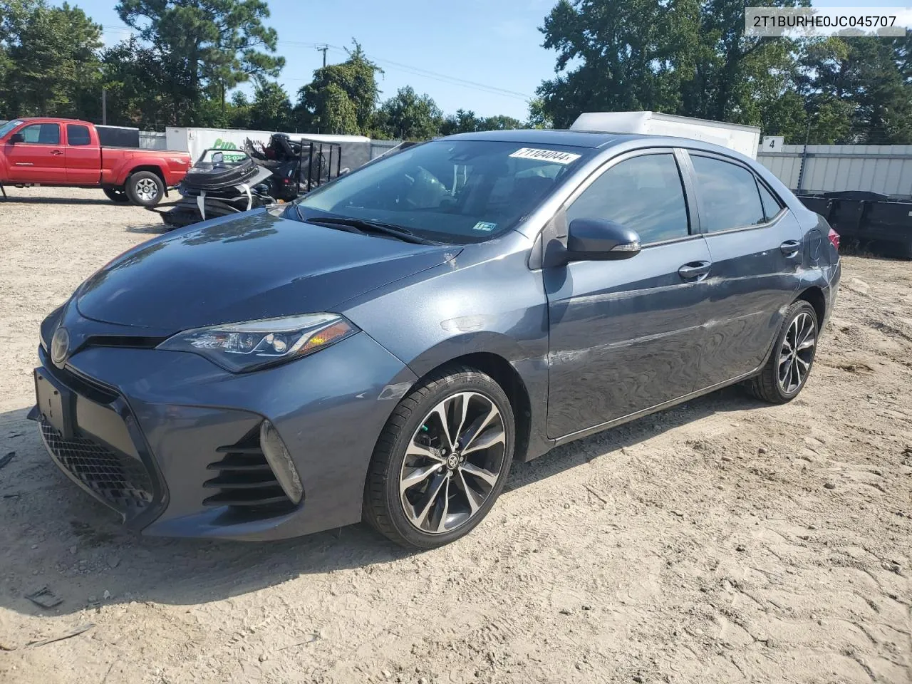 2018 Toyota Corolla L VIN: 2T1BURHE0JC045707 Lot: 71104044