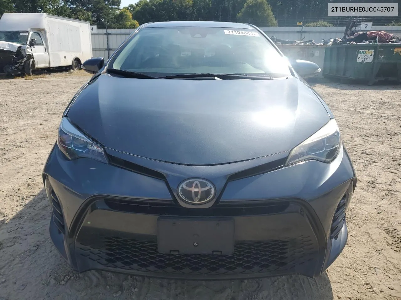 2T1BURHE0JC045707 2018 Toyota Corolla L