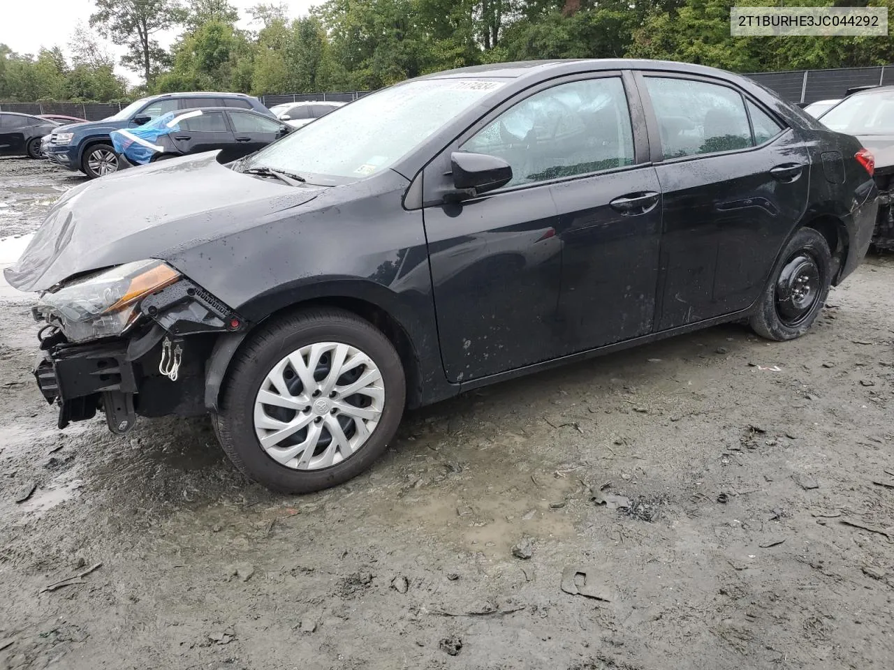 2018 Toyota Corolla L VIN: 2T1BURHE3JC044292 Lot: 71174934