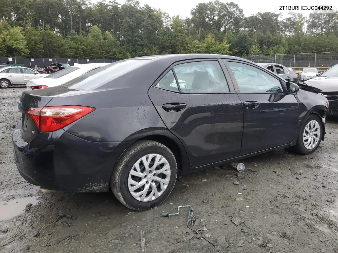 2018 Toyota Corolla L VIN: 2T1BURHE3JC044292 Lot: 71174934