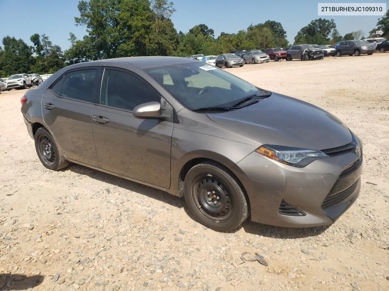 2018 Toyota Corolla L VIN: 2T1BURHE9JC109310 Lot: 71229764