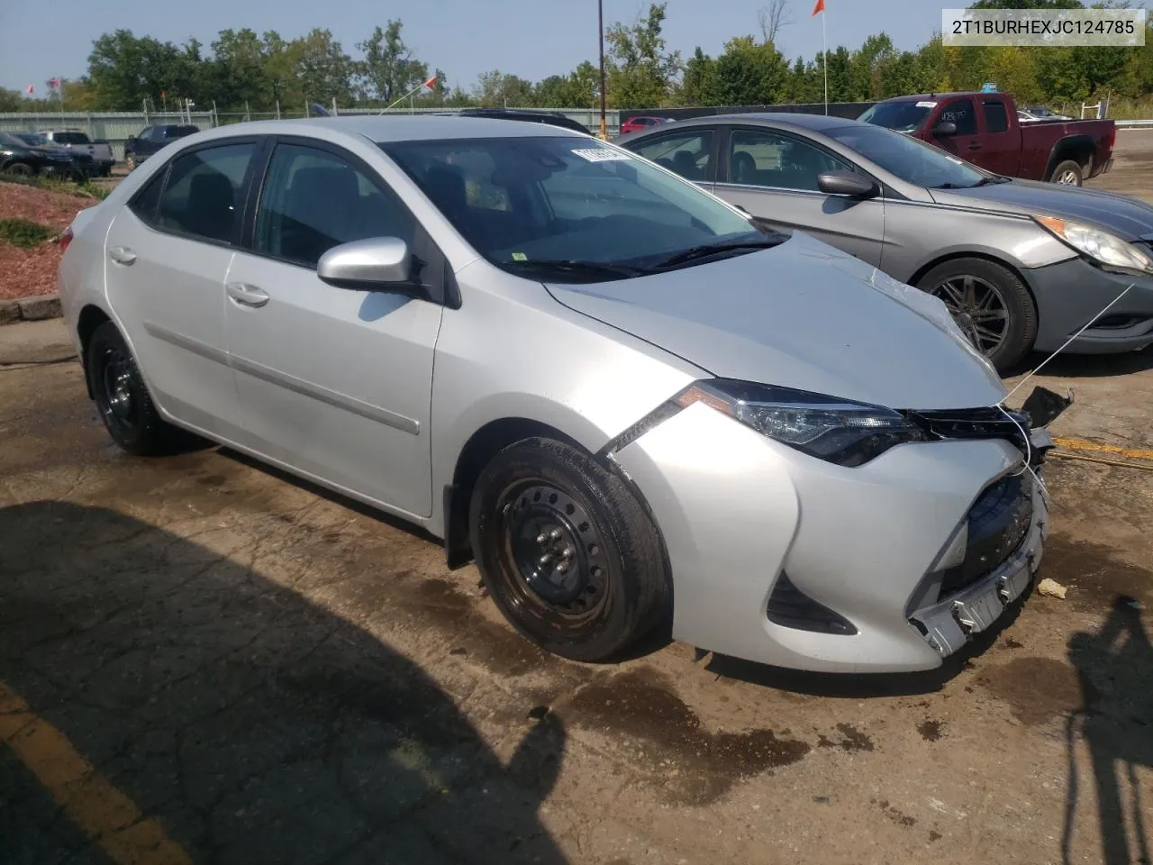 2018 Toyota Corolla L VIN: 2T1BURHEXJC124785 Lot: 71399754