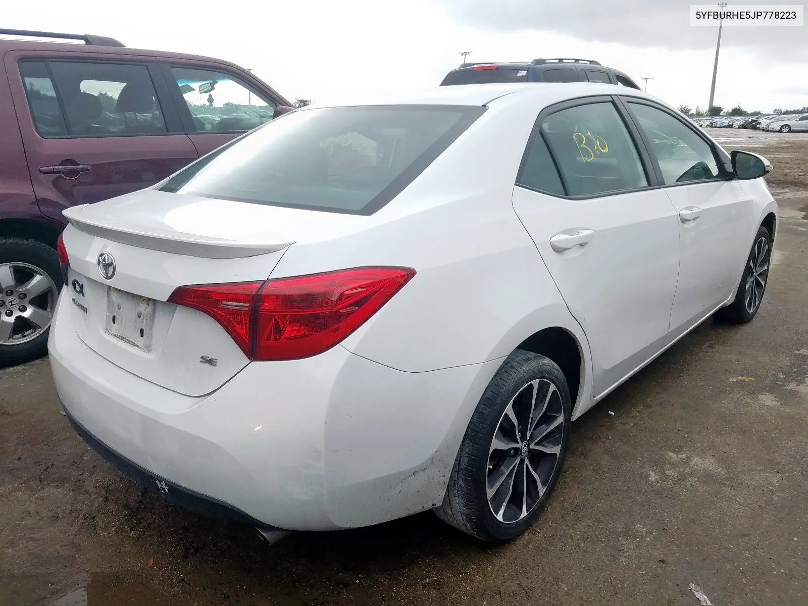 2018 Toyota Corolla L VIN: 5YFBURHE5JP778223 Lot: 71450374