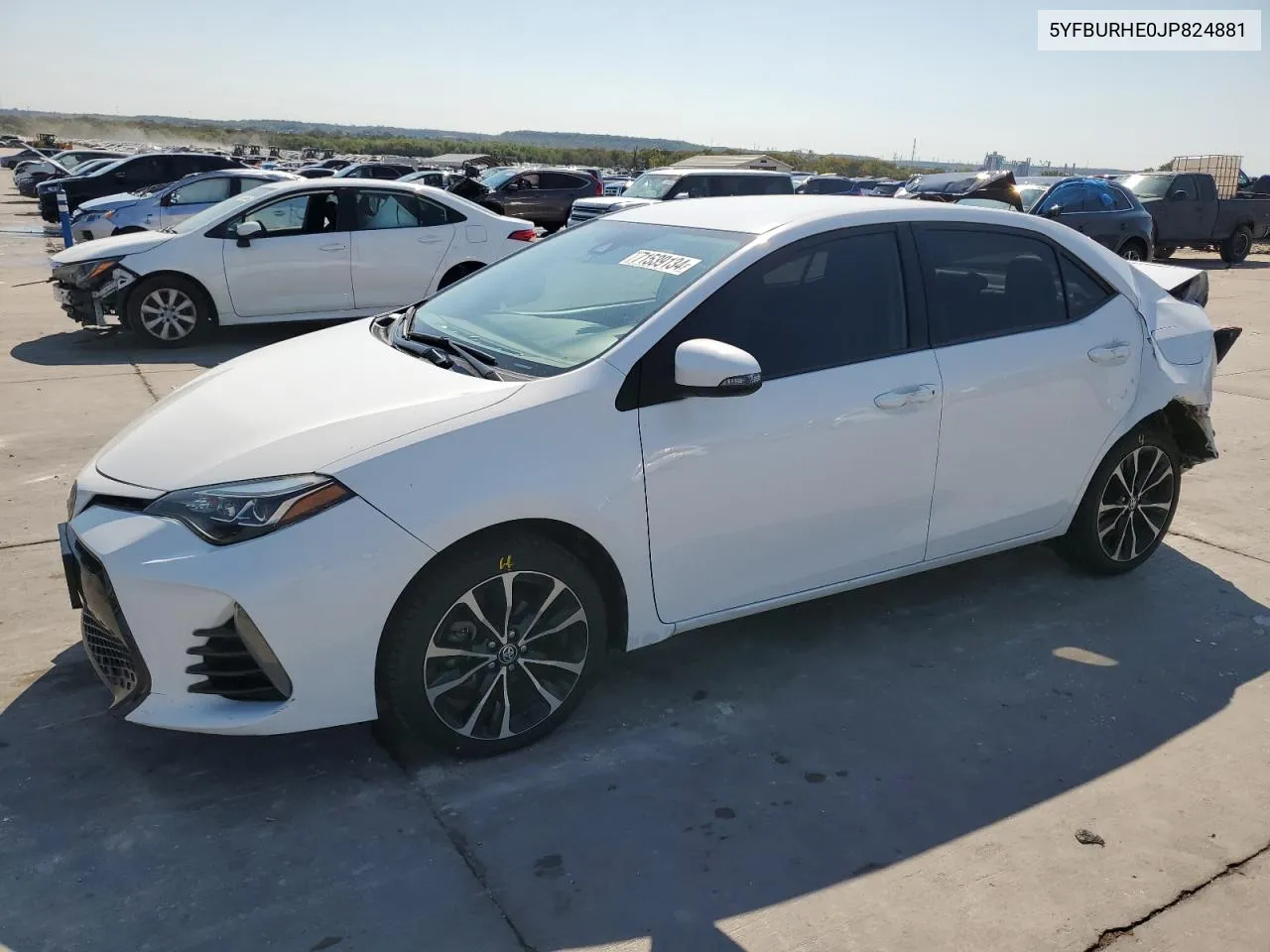 5YFBURHE0JP824881 2018 Toyota Corolla L