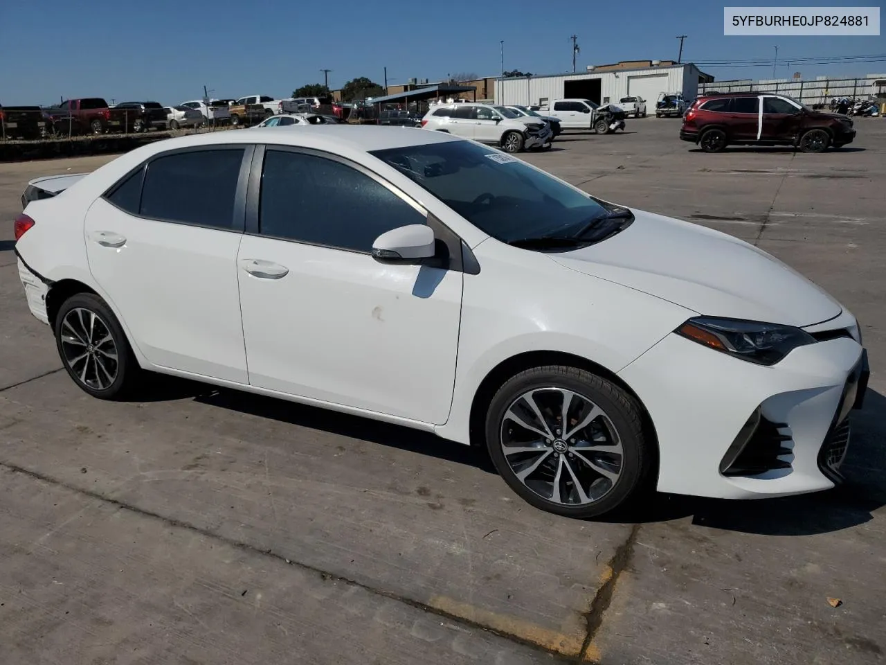 2018 Toyota Corolla L VIN: 5YFBURHE0JP824881 Lot: 71539134