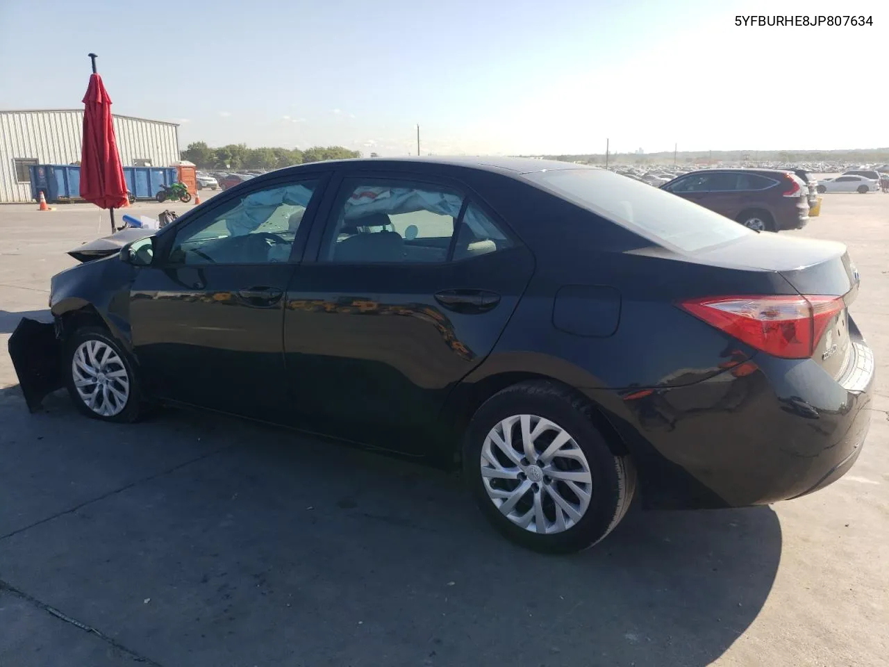 2018 Toyota Corolla L VIN: 5YFBURHE8JP807634 Lot: 71620744