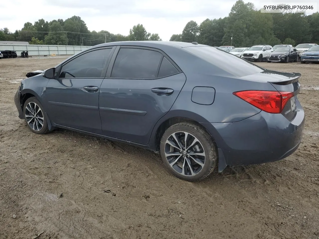 2018 Toyota Corolla L VIN: 5YFBURHE8JP760346 Lot: 71708854