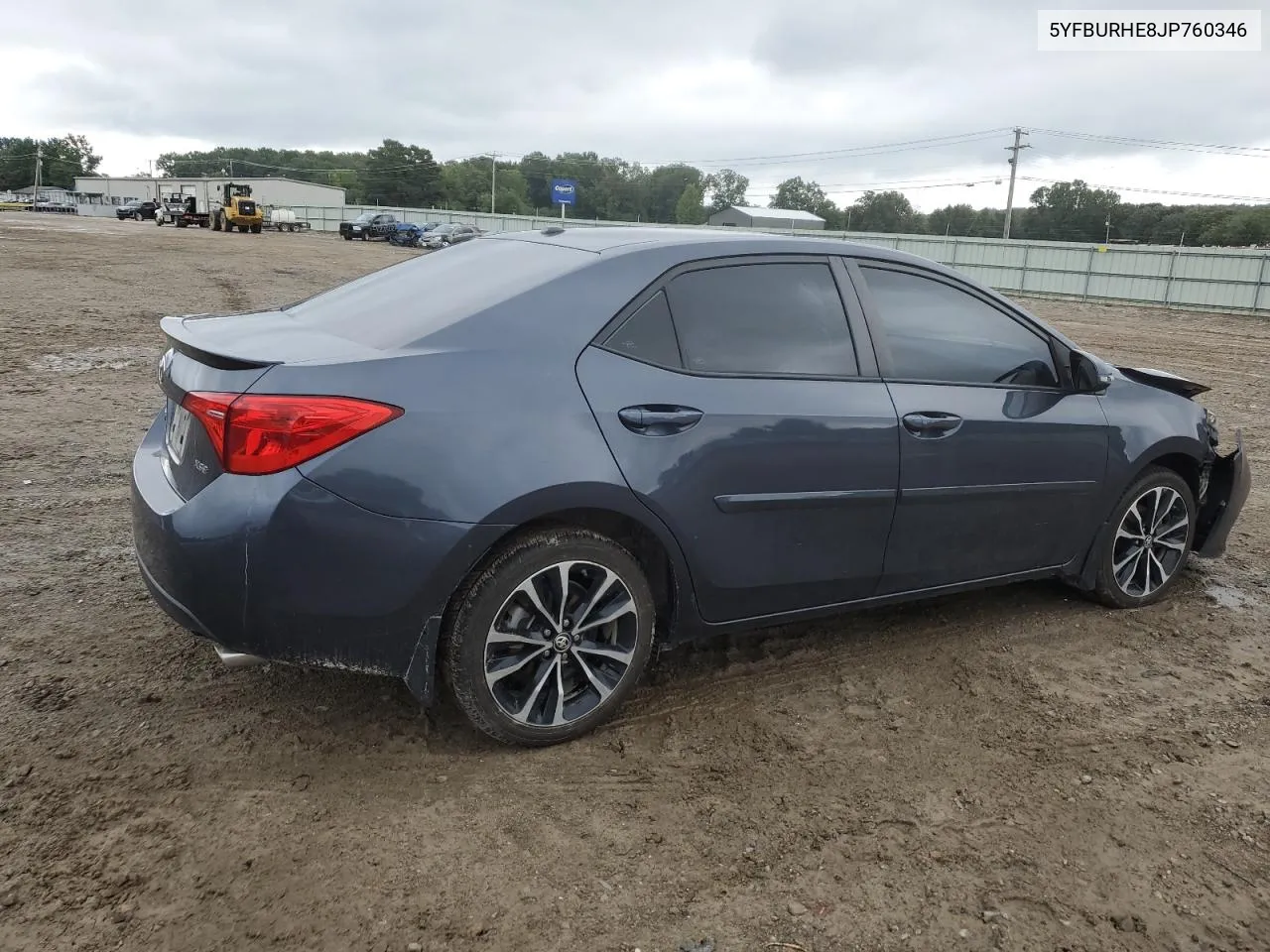 2018 Toyota Corolla L VIN: 5YFBURHE8JP760346 Lot: 71708854