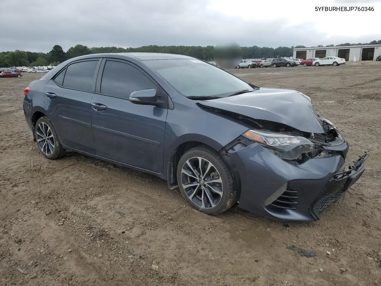 2018 Toyota Corolla L VIN: 5YFBURHE8JP760346 Lot: 71708854