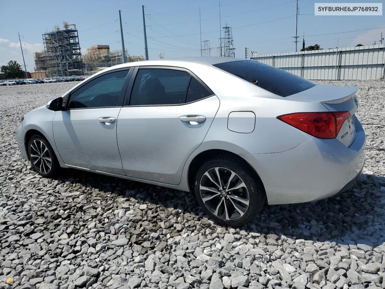 2018 Toyota Corolla L VIN: 5YFBURHE6JP768932 Lot: 71736784