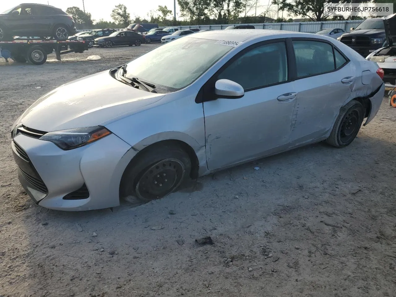 5YFBURHE6JP756618 2018 Toyota Corolla L