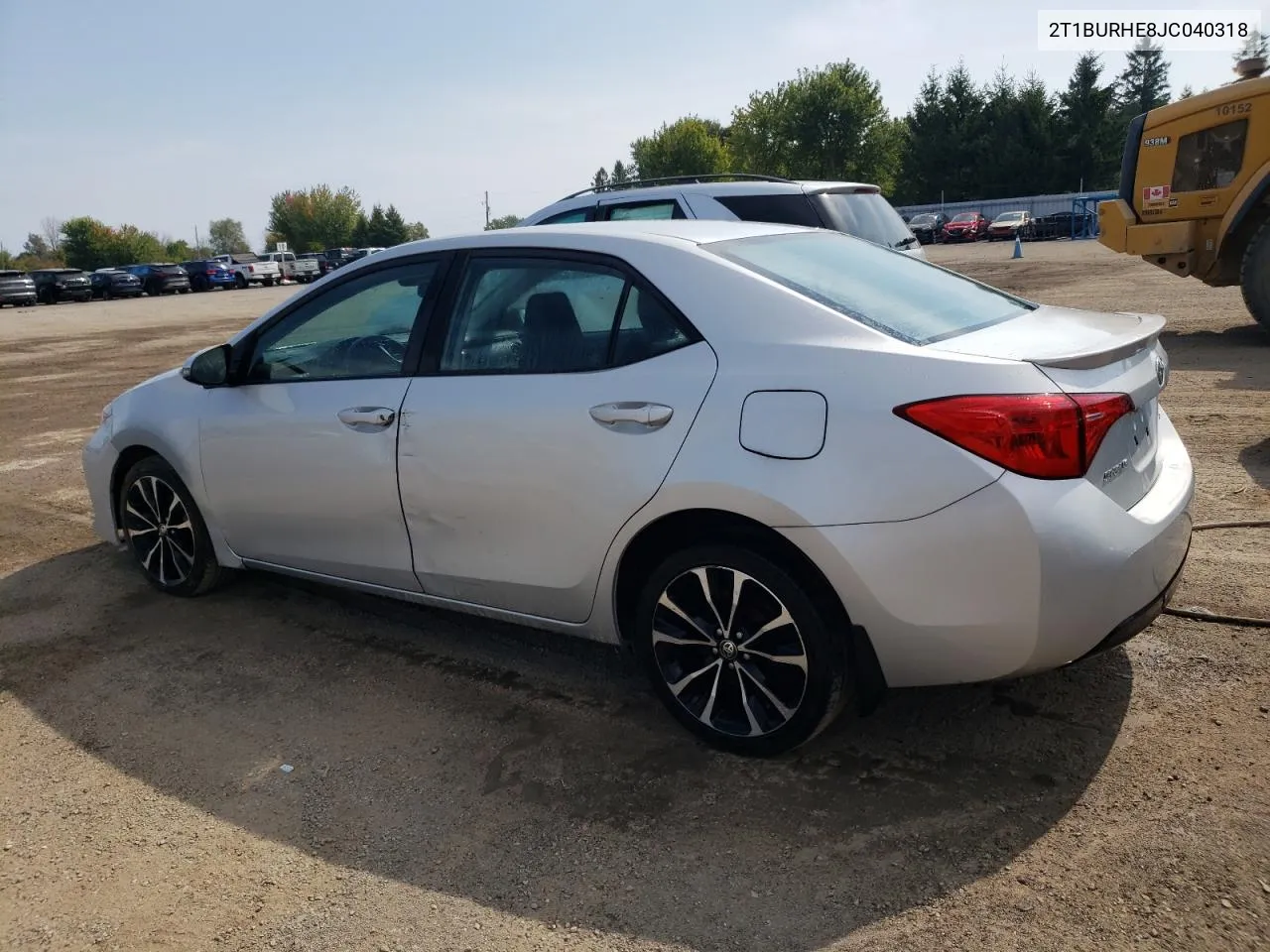 2018 Toyota Corolla L VIN: 2T1BURHE8JC040318 Lot: 71915754