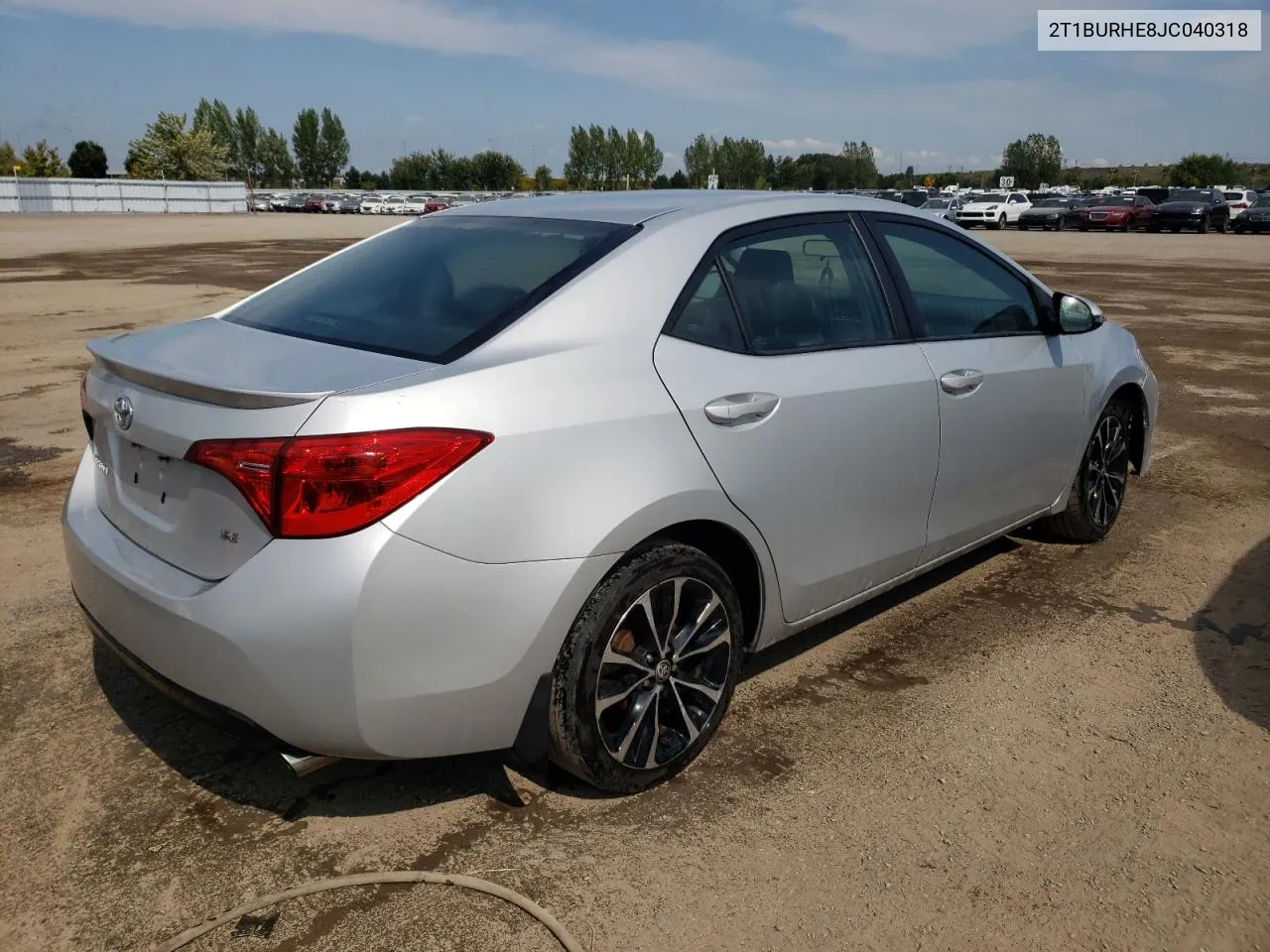 2018 Toyota Corolla L VIN: 2T1BURHE8JC040318 Lot: 71915754