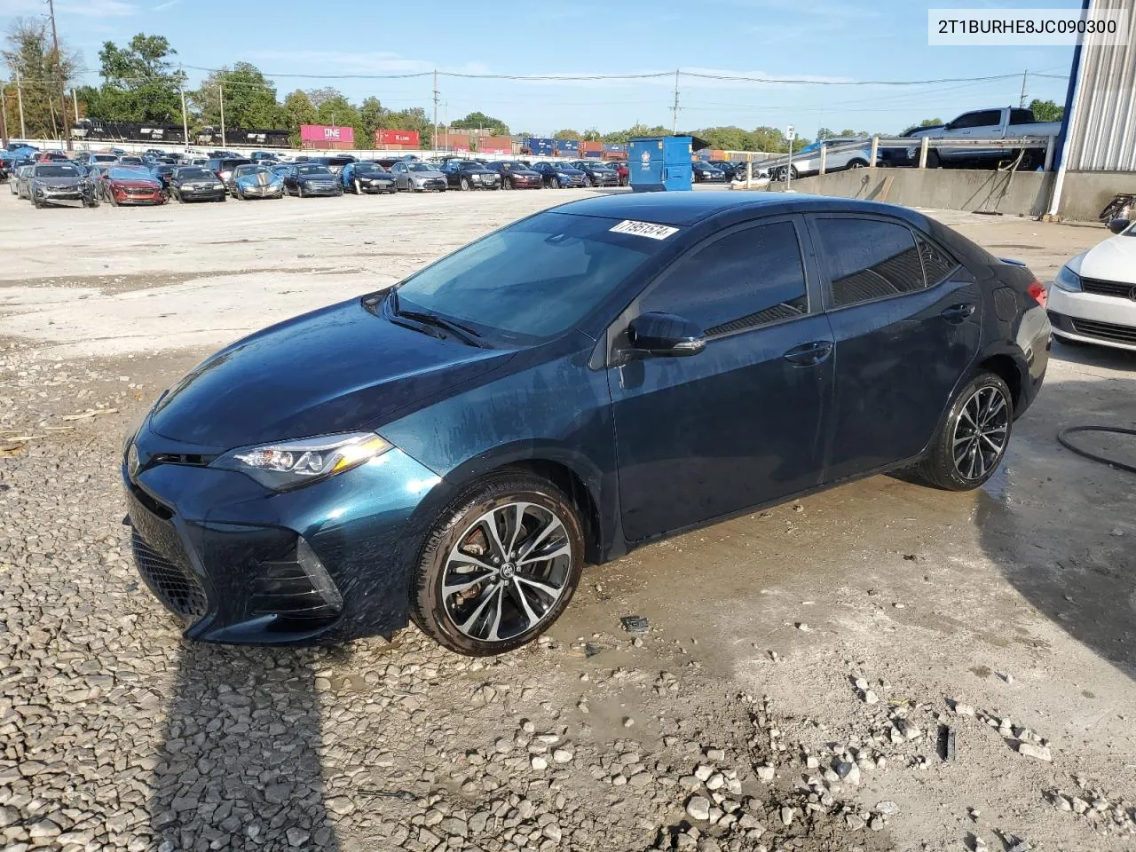 2018 Toyota Corolla L VIN: 2T1BURHE8JC090300 Lot: 71951574