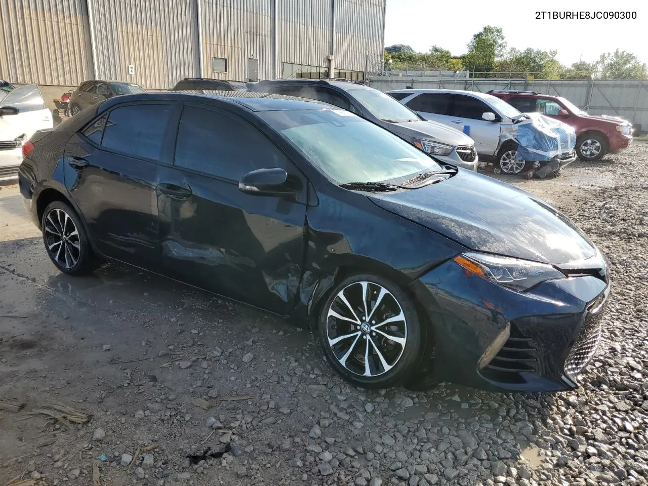 2018 Toyota Corolla L VIN: 2T1BURHE8JC090300 Lot: 71951574