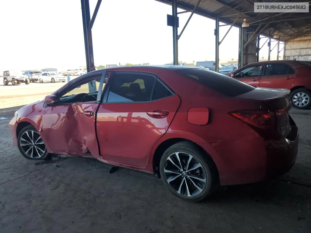 2018 Toyota Corolla L VIN: 2T1BURHEXJC045682 Lot: 71992084