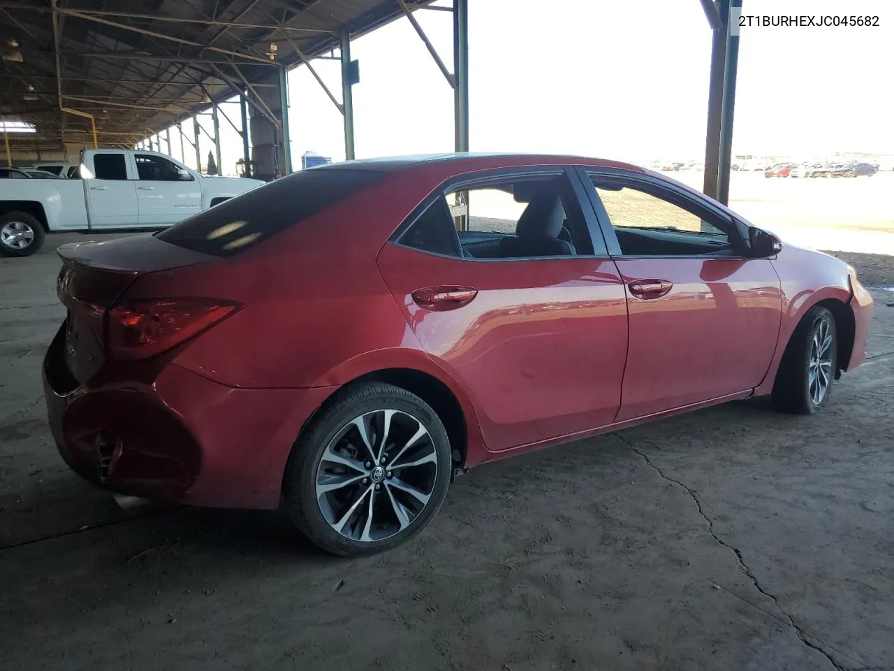 2018 Toyota Corolla L VIN: 2T1BURHEXJC045682 Lot: 71992084