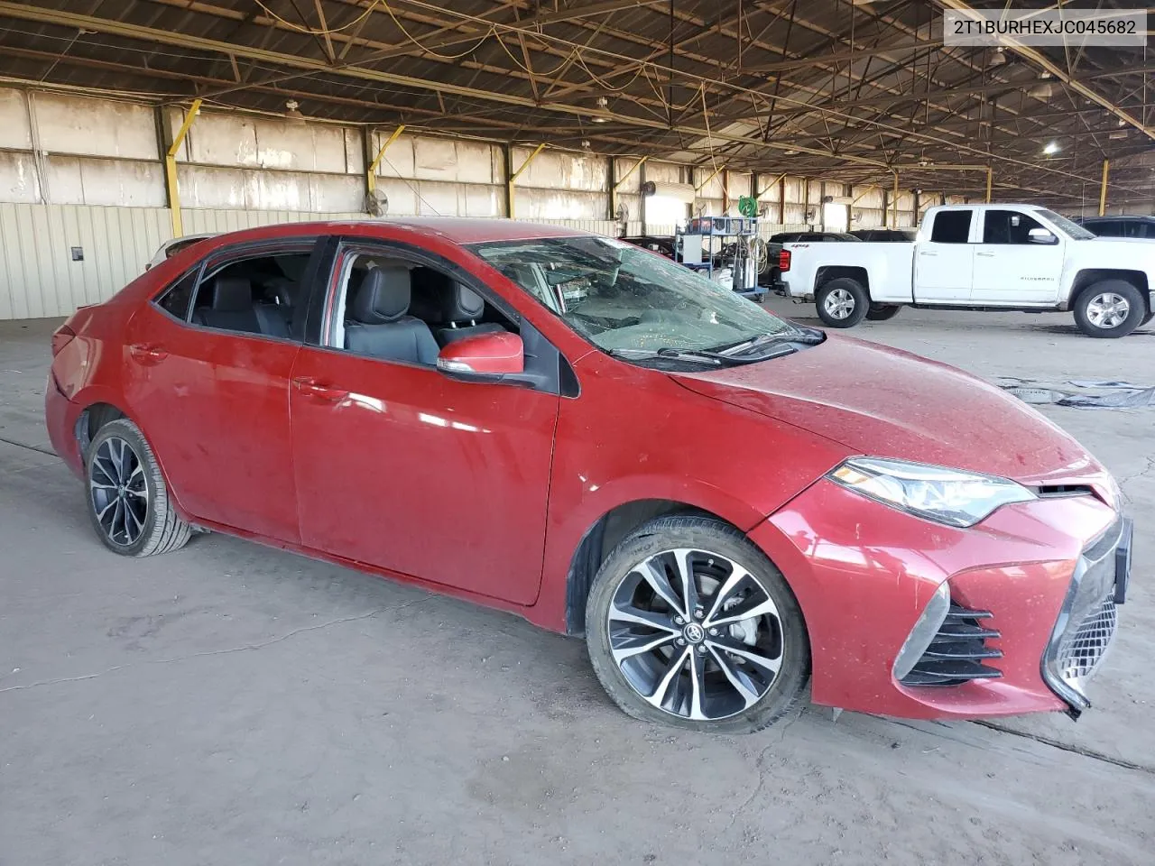 2018 Toyota Corolla L VIN: 2T1BURHEXJC045682 Lot: 71992084