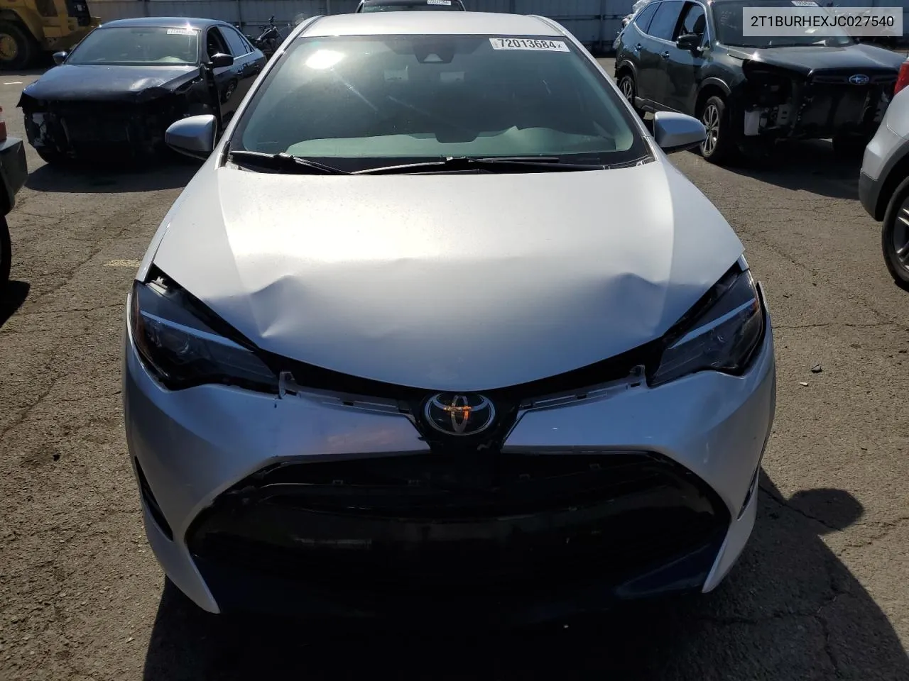 2T1BURHEXJC027540 2018 Toyota Corolla L