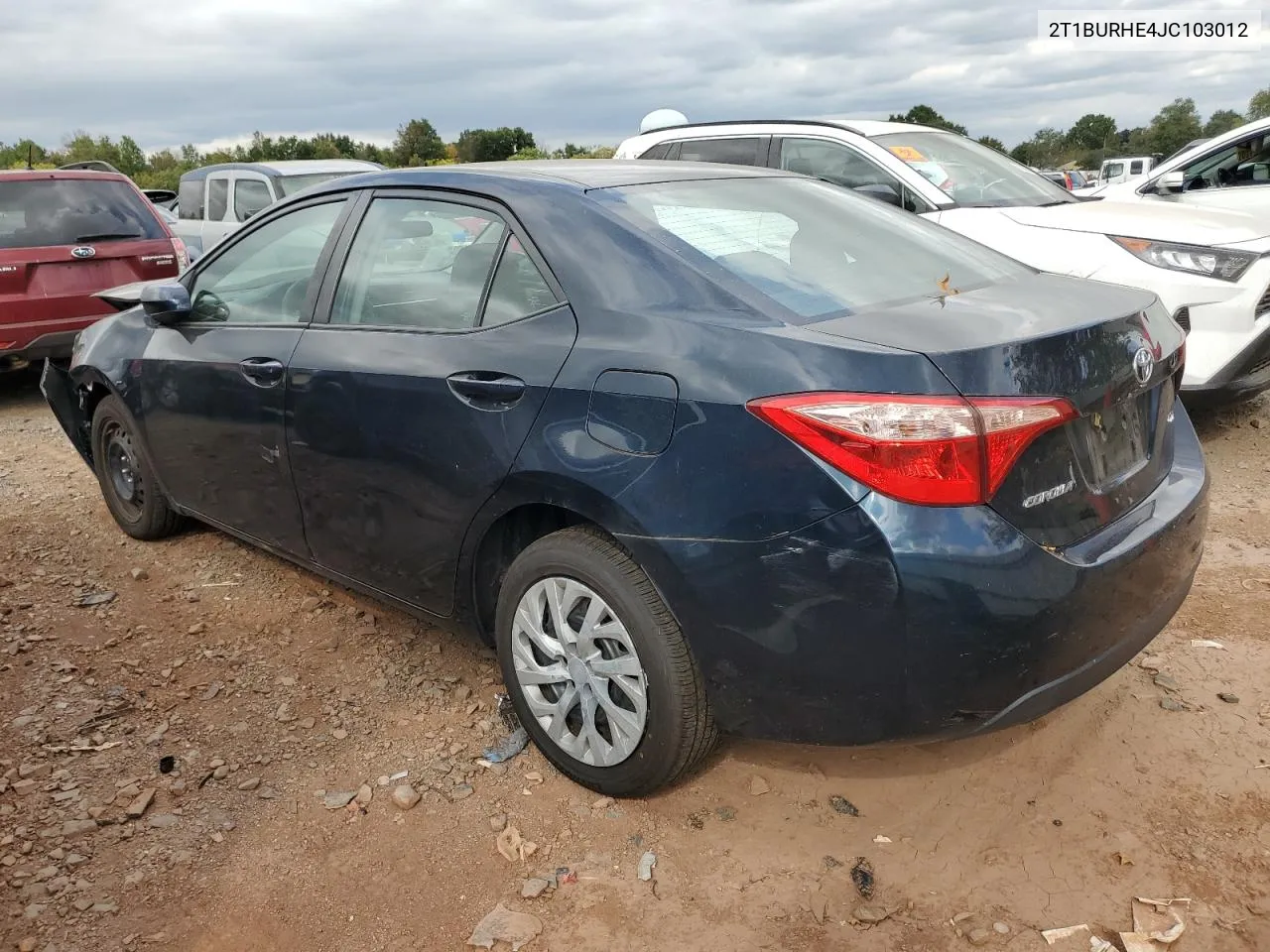 2018 Toyota Corolla L VIN: 2T1BURHE4JC103012 Lot: 72072724