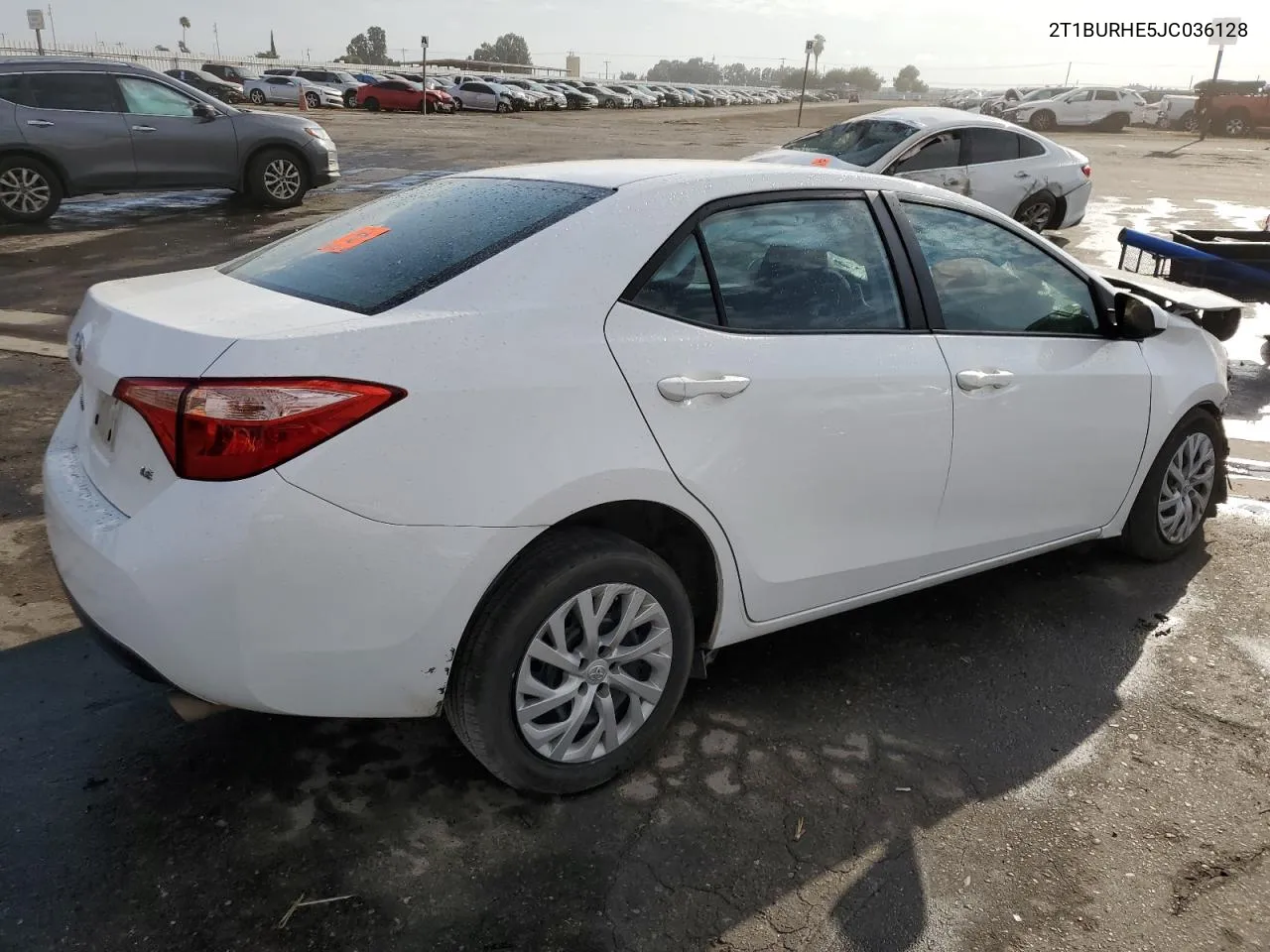 2018 Toyota Corolla L VIN: 2T1BURHE5JC036128 Lot: 72089674