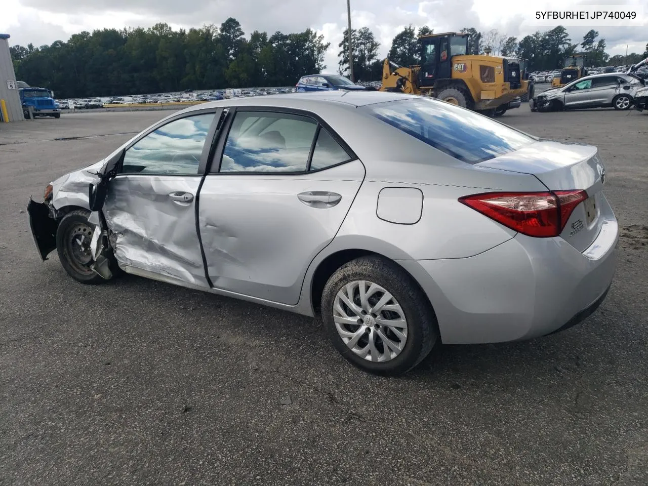 2018 Toyota Corolla L VIN: 5YFBURHE1JP740049 Lot: 72134784