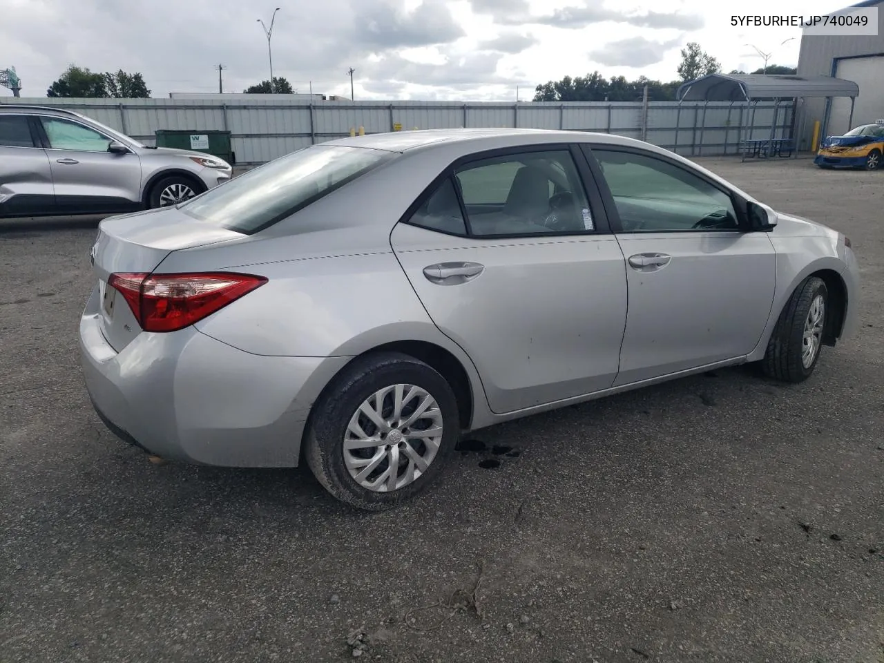 2018 Toyota Corolla L VIN: 5YFBURHE1JP740049 Lot: 72134784