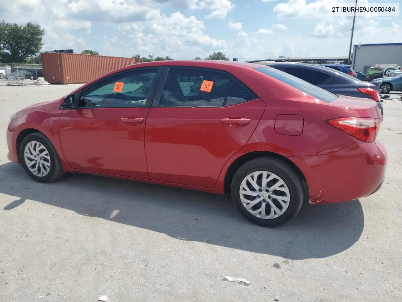 2018 Toyota Corolla L VIN: 2T1BURHE9JC050484 Lot: 72349754