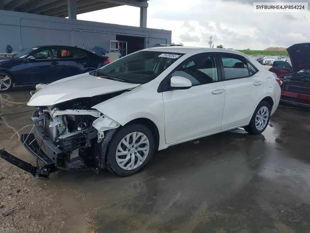 5YFBURHE4JP854224 2018 Toyota Corolla L